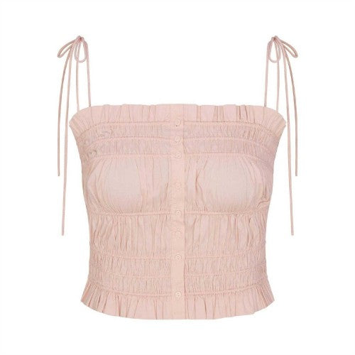Front - Skims Womens/Ladies Ruffled Cami Tank Top