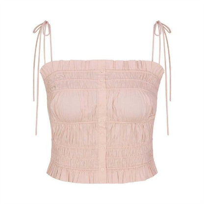 Front - Skims Womens/Ladies Ruffled Cami Tank Top