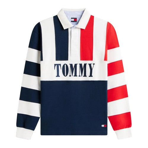 Front - Tommy Jeans Mens Archive Polo Shirt