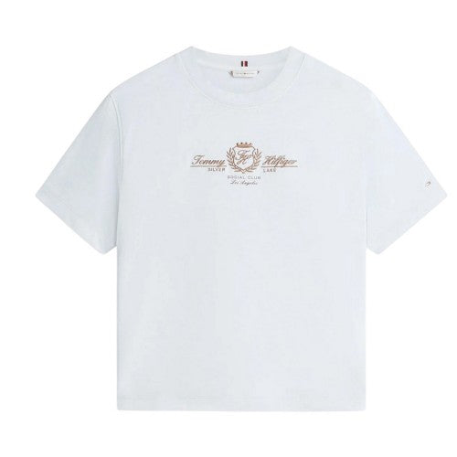 Front - Tommy Hilfiger Womens/Ladies Embroidered T-Shirt