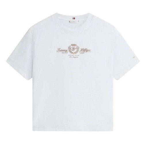 Front - Tommy Hilfiger Womens/Ladies Embroidered T-Shirt