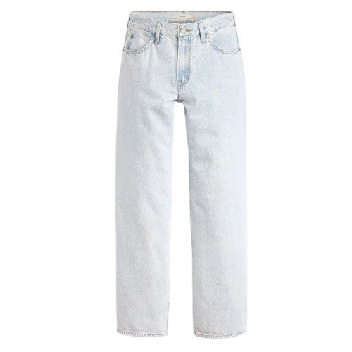 Front - Levis Womens/Ladies Wide Leg Baggy Jeans