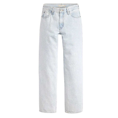 Front - Levis Womens/Ladies Wide Leg Baggy Jeans