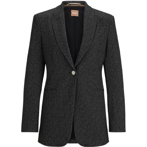 Front - Boss Womens/Ladies Jubeka Speckle Regular Blazer