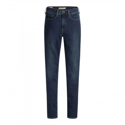 Front - Levis Womens/Ladies 724 High Rise Straight Leg Jeans