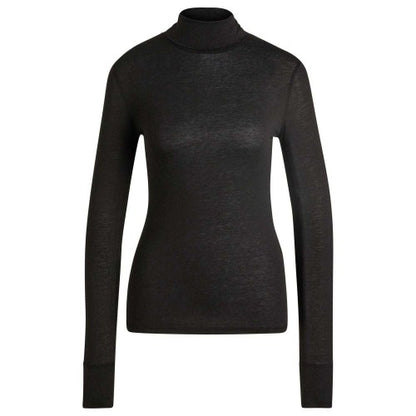 Front - Boss Womens/Ladies C Emerie Roll Neck Slim Top