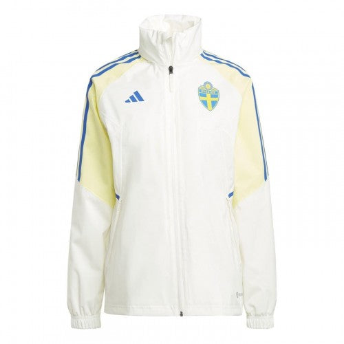 Front - Adidas Womens/Ladies Sweden FA Anthem Jacket