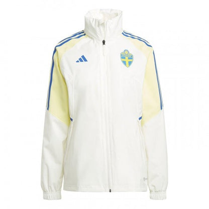 Front - Adidas Womens/Ladies Sweden FA Anthem Jacket