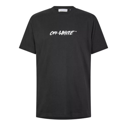 Front - Off White Mens Logo Slim T-Shirt