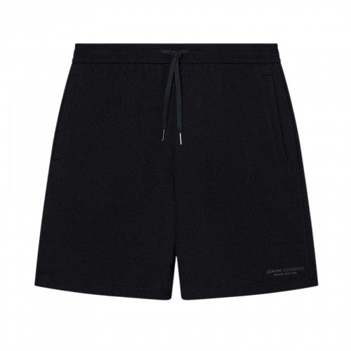 Front - Armani Exchange Mens Fleece Relaxed Fit Sweat Shorts