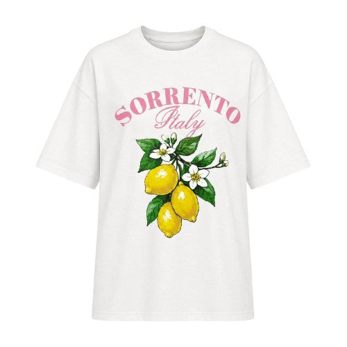 Front - I Saw It First Womens/Ladies Sorrento Italy Lemon Oversized T-Shirt