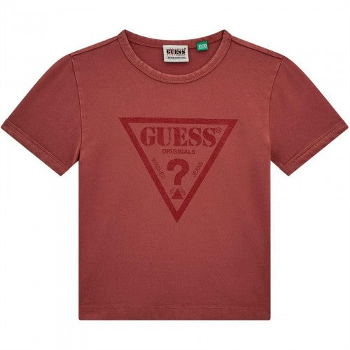 Front - Guess Womens/Ladies GJ Wings Slim T-Shirt