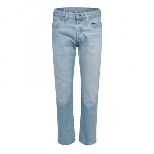 Front - Levis Womens/Ladies 501 Original Straight Leg Jeans