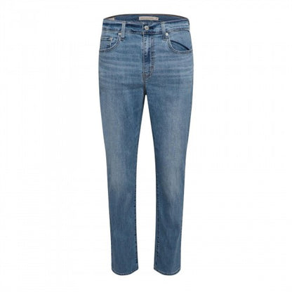 Front - Levis Womens/Ladies 724 Denim High Rise Straight Leg Jeans