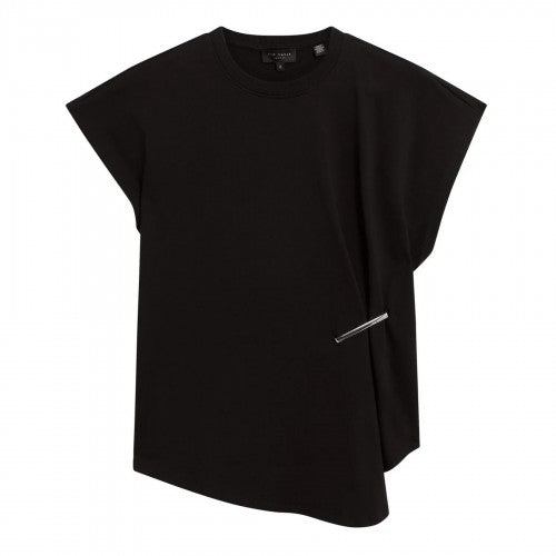 Front - Ted Baker Womens/Ladies Waist Metal Trim T-Shirt