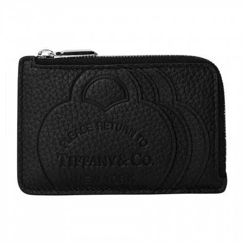 Front - Tiffany & Co Leather Card Wallet