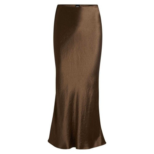 Front - Boss Womens/Ladies Vesatie Satin Midi Skirt