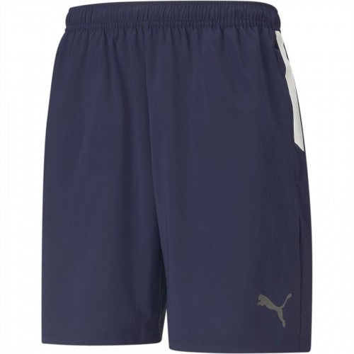 Front - Puma Mens TeamLIGA Sideline Side Stripe Football Shorts