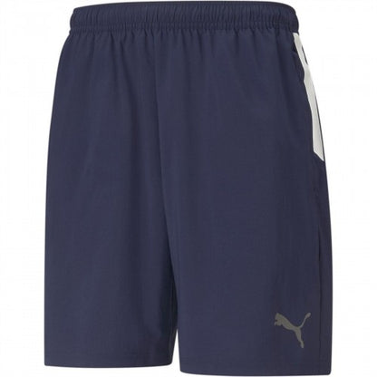 Front - Puma Mens TeamLIGA Sideline Side Stripe Football Shorts