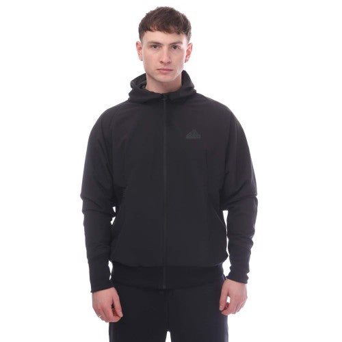 Front - Adidas Mens Z.N.E. Woven Full Zip Hoodie
