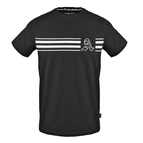 Front - Aquascutum Mens Logo Crew Neck T-Shirt