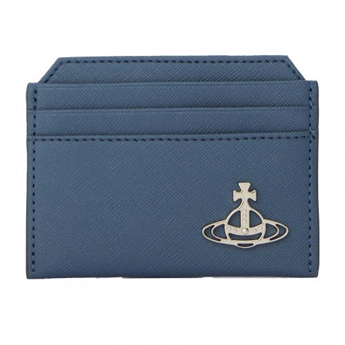 Front - Vivienne Westwood Orb Leather Card Holder