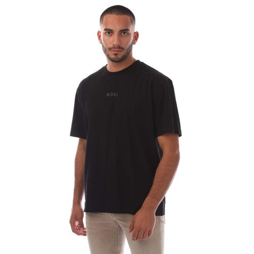 Front - Hugo Boss Mens Tonal Logo T-Shirt
