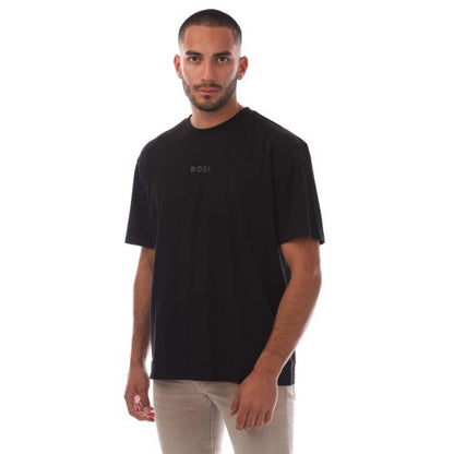 Front - Hugo Boss Mens Tonal Logo T-Shirt
