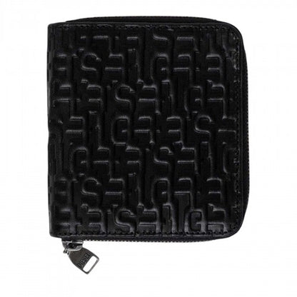 Front - Diesel Repeat Logo Leather Wallet