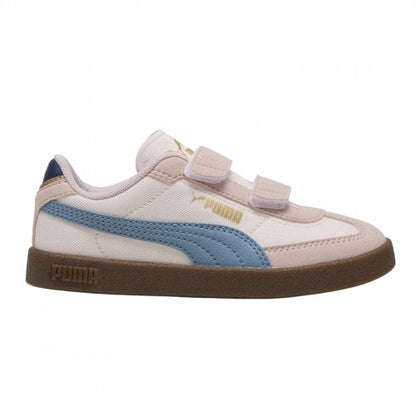 Front - Puma Childrens/Kids Club II Era Leather Trainers