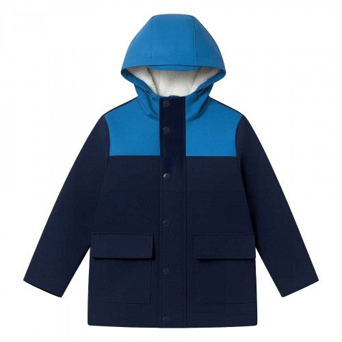 Front - Gelert Childrens/Kids Colour Block Waterproof Jacket