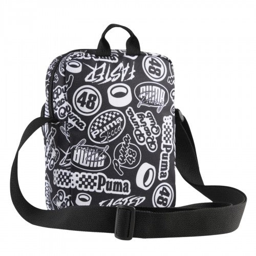 Front - Puma Academy All-Over Print Crossbody Bag