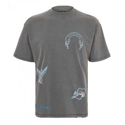 Front - Represent Mens Legacy Oversized T-Shirt