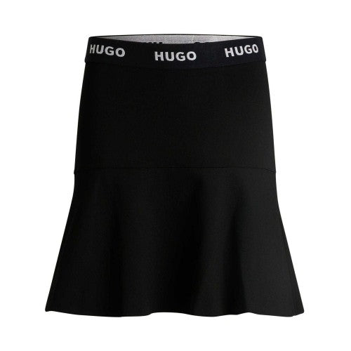 Front - Hugo Womens/Ladies Relosana_1 Mini Skirt