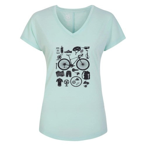 Front - Dare 2B Womens/Ladies Calm V Neck T-Shirt