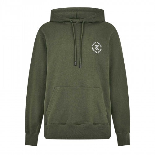 Front - Daily Paper Mens Shield Logo Circle Hoodie