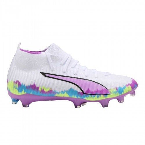 Front - Puma Childrens/Kids Ultra 6 Match+Brilliance Firm Ground Football Boots