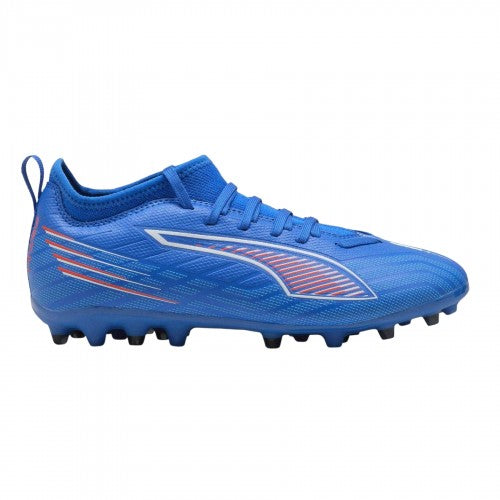 Front - Puma Childrens/Kids Ultra 6 Match Firm Ground Football Boots