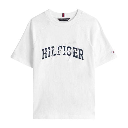 Front - Tommy Hilfiger Childrens/Kids Script Raglan T-Shirt