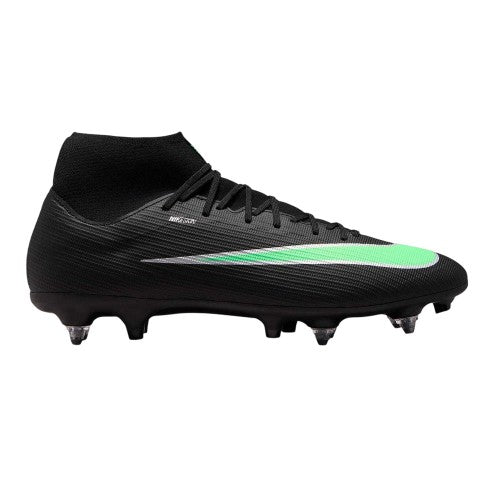 Front - Nike Mens Mercurial Academy Knitted Collar Soft Ground Football Boots