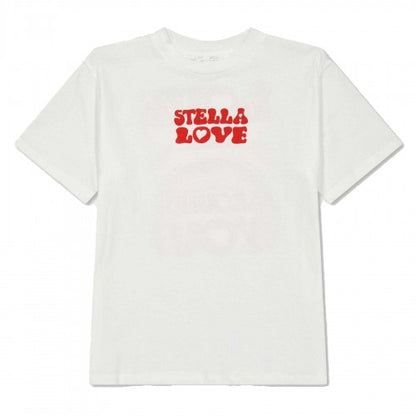 Front - Stella McCartney Childrens/Kids Small Logo Regular T-Shirt