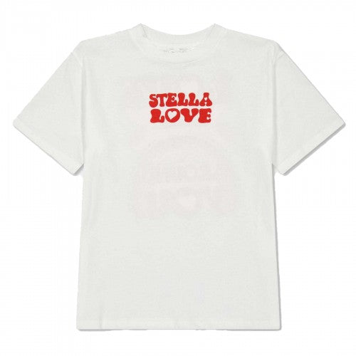 Front - Stella McCartney Childrens/Kids Small Logo Regular T-Shirt