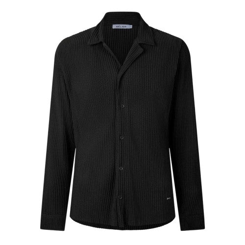 Front - Belier Mens Ribbed Long-Sleeved Shirt