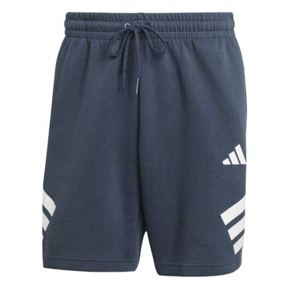 Front - Adidas Mens Future Icons 3 Stripes Shorts