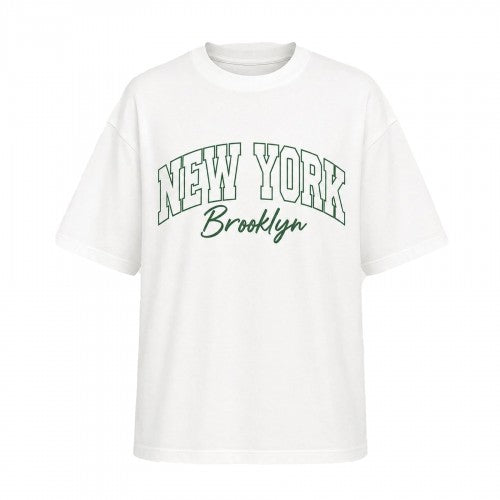 Front - I Saw It First Womens/Ladies New York Graphic Print Oversized T-Shirt