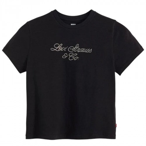 Front - Levis Womens/Ladies Script Regular T-Shirt