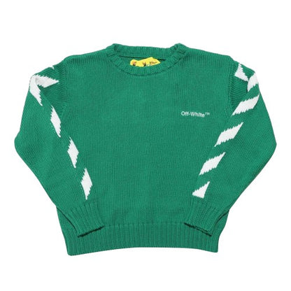 Front - Off White Childrens/Kids Helvetica Sweatshirt