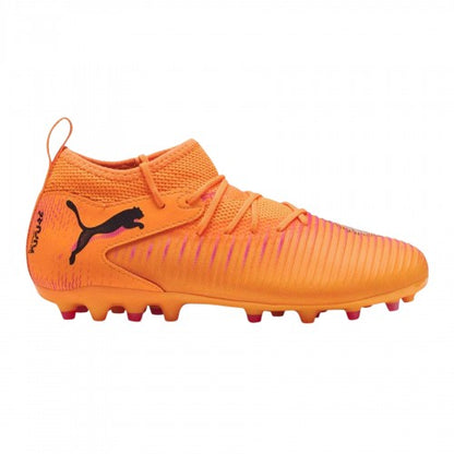 Front - Puma Childrens/Kids Future 8 Match Firm Ground Football Boots