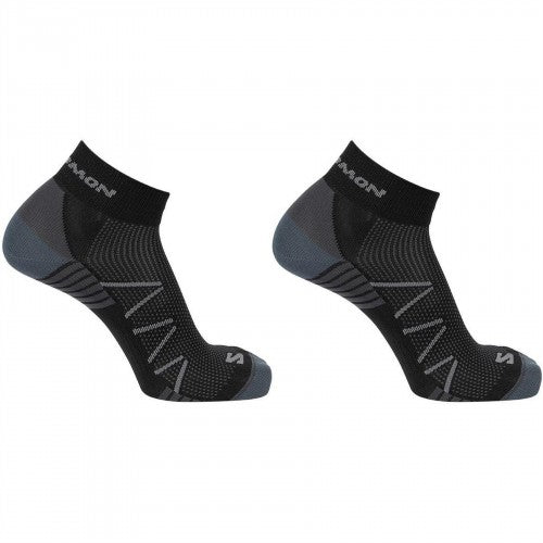 Front - Salomon Womens/Ladies Hornet Running Ankle Socks (Pack of 2)