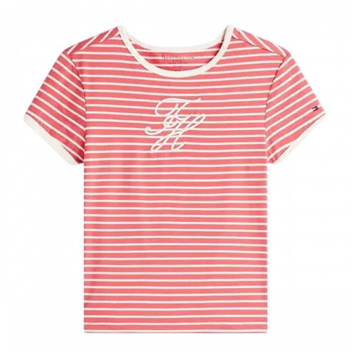 Front - Tommy Hilfiger Womens/Ladies Embroidered Logo Regular T-Shirt